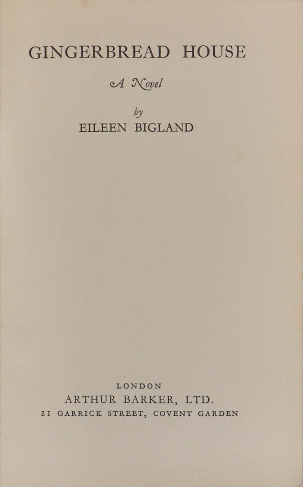 An uncommon title in the jacket by this prolific author, particularly signed. An 'eccentric family' story, revolving around a Russo-Irish family.