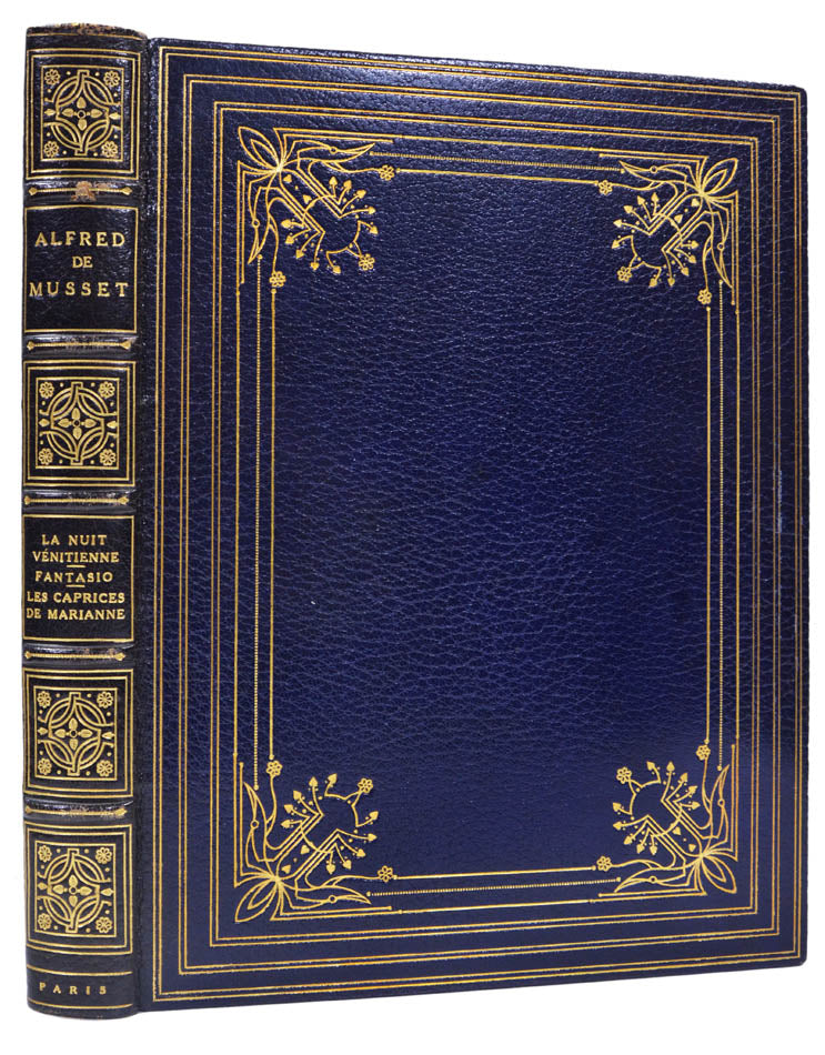 A handsomely bound example of Brunelleschi's illustrated edition of three works by the French dramatist, poet & novelist Alfred de Musset.