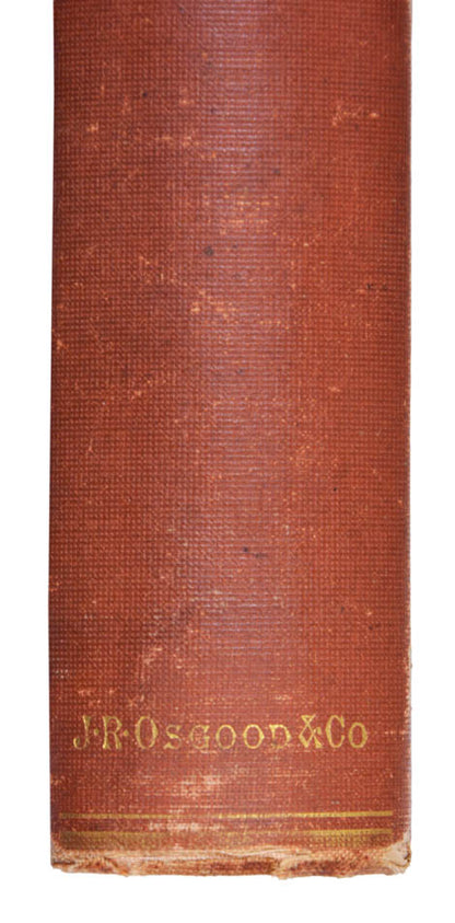 A very good first edition example of the first book by Henry James. One of approximately 1500 copies with the correct imprint on the spine.