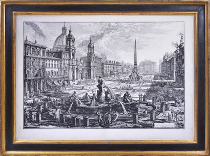 A Group of Four Views of Rome: