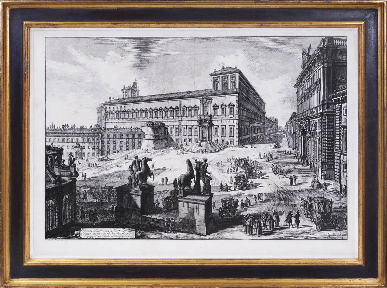 Dogana di Terra a Piazza di Pietra, Fontana di Trevi, Piazza Navona, S. Giovanni in Laterano, Basilica Vaticana, Piazza di Monte Cavallo