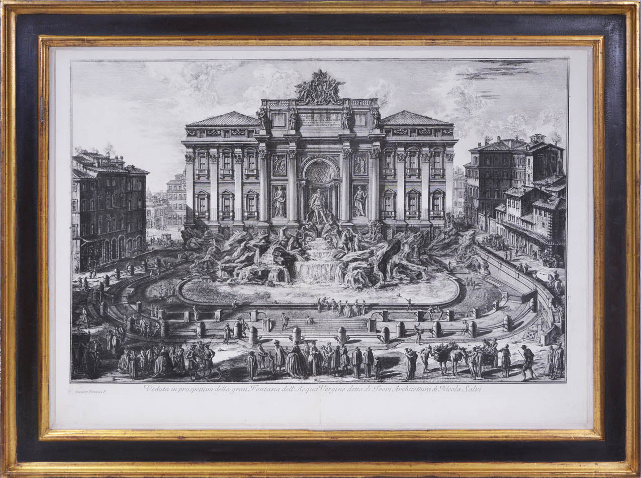 Dogana di Terra a Piazza di Pietra, Fontana di Trevi, Piazza Navona, S. Giovanni in Laterano, Basilica Vaticana, Piazza di Monte Cavallo