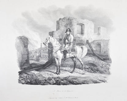 Of the utmost rarity. Albrecht Adam (1786-1862) was the official artist of Napoleon's Grand Armée on its Moscow campaign of 1812. 