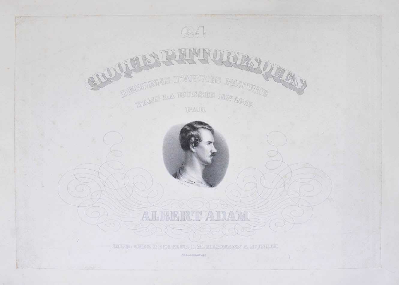 Of the utmost rarity. Albrecht Adam (1786-1862) was the official artist of Napoleon's Grand Armée on its Moscow campaign of 1812. 