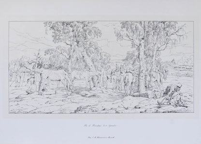 Of the utmost rarity. Albrecht Adam (1786-1862) was the official artist of Napoleon's Grand Armée on its Moscow campaign of 1812. 