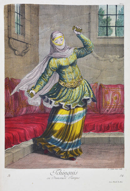 An exceptional example of Recueil de cent Estampes by Jacques Le hay and Charles de Feriol.