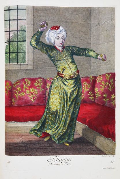An exceptional example of Recueil de cent Estampes by Jacques Le hay and Charles de Feriol.