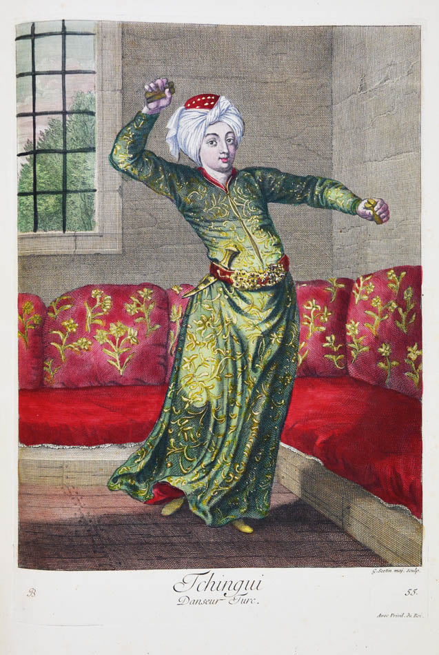 An exceptional example of Recueil de cent Estampes by Jacques Le hay and Charles de Feriol.