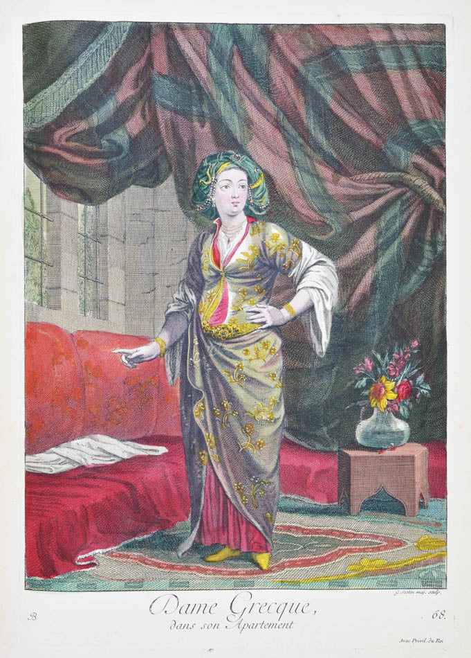 An exceptional example of Recueil de cent Estampes by Jacques Le hay and Charles de Feriol.