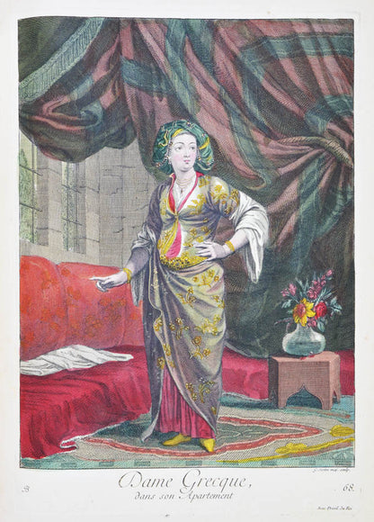 An exceptional example of Recueil de cent Estampes by Jacques Le hay and Charles de Feriol.