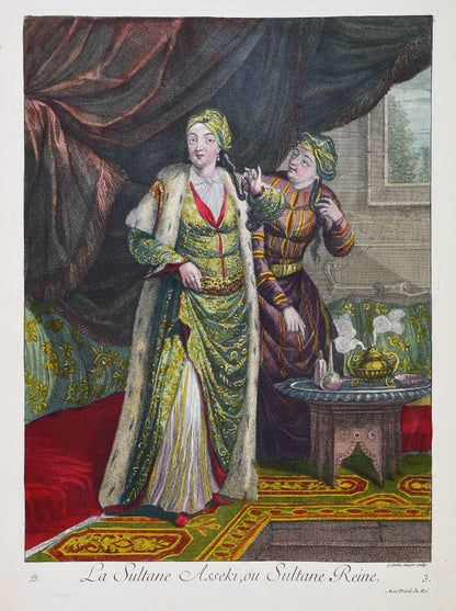 An exceptional example of Recueil de cent Estampes by Jacques Le hay and Charles de Feriol.