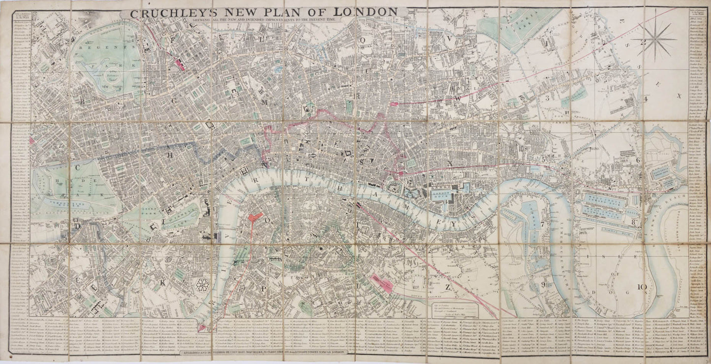 Cruchley's new plan of London