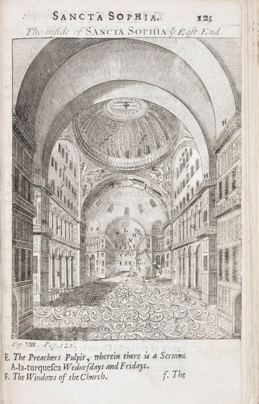 An important work. Grelot was the first to prepare detailed plans of St. Sophia and other monuments in Constantinople.