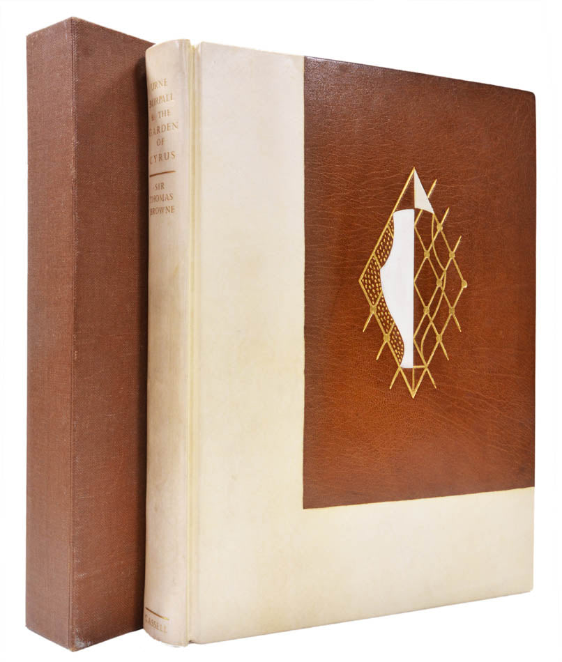 Pochoir technique to reproduce Paul Nash's most celebrated book illustrations, Urne Buriall "is one of the loveliest achievements of contemporary art" 