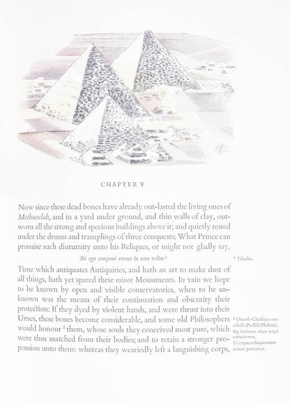 Pochoir technique to reproduce Paul Nash's most celebrated book illustrations, Urne Buriall "is one of the loveliest achievements of contemporary art" 