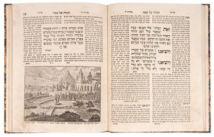 An interesting 19th-century example of the Ashkenazic Passover Haggadah, with commentary by Alsheich, Gevurat Hashem, Olelot Efraim (Maharal) etc.