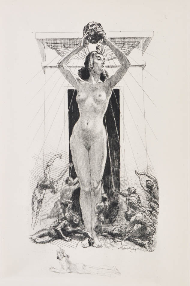 With an original drawing by Blobel-Riche and manuscript essay from Pierre Benoit. 