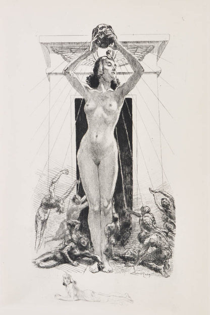 With an original drawing by Blobel-Riche and manuscript essay from Pierre Benoit. 