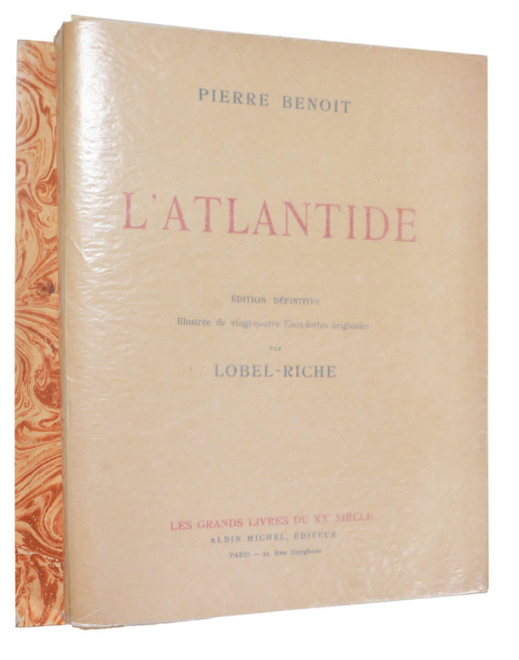 With an original drawing by Blobel-Riche and manuscript essay from Pierre Benoit. 