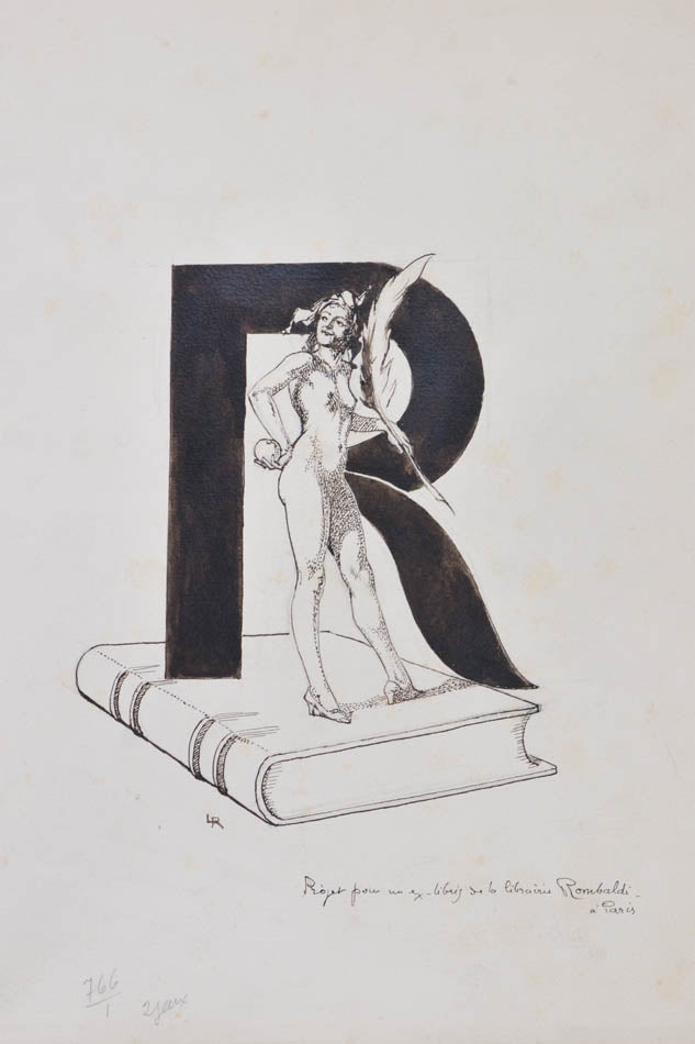 With an original drawing by Blobel-Riche and manuscript essay from Pierre Benoit. 
