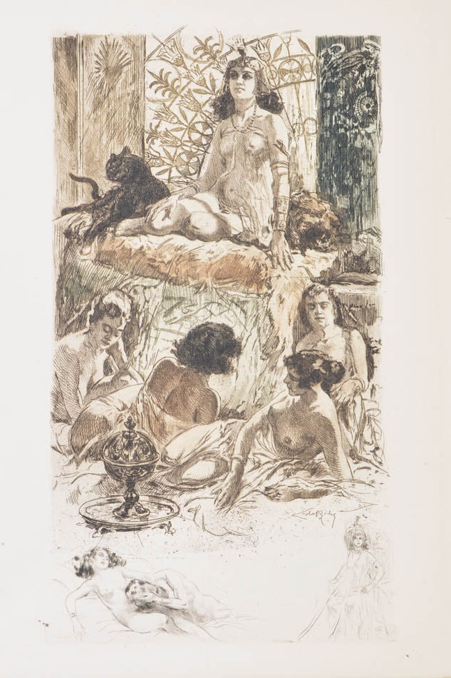 With an original drawing by Blobel-Riche and manuscript essay from Pierre Benoit. 