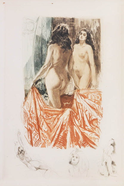 With an original drawing by Blobel-Riche and manuscript essay from Pierre Benoit. 