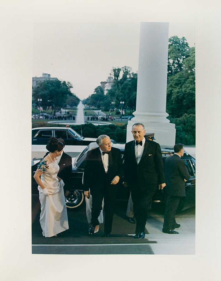 An important album relating to the Wilson's visit to the US during Johnson's presidency;  comprising roughly 70 photographs.