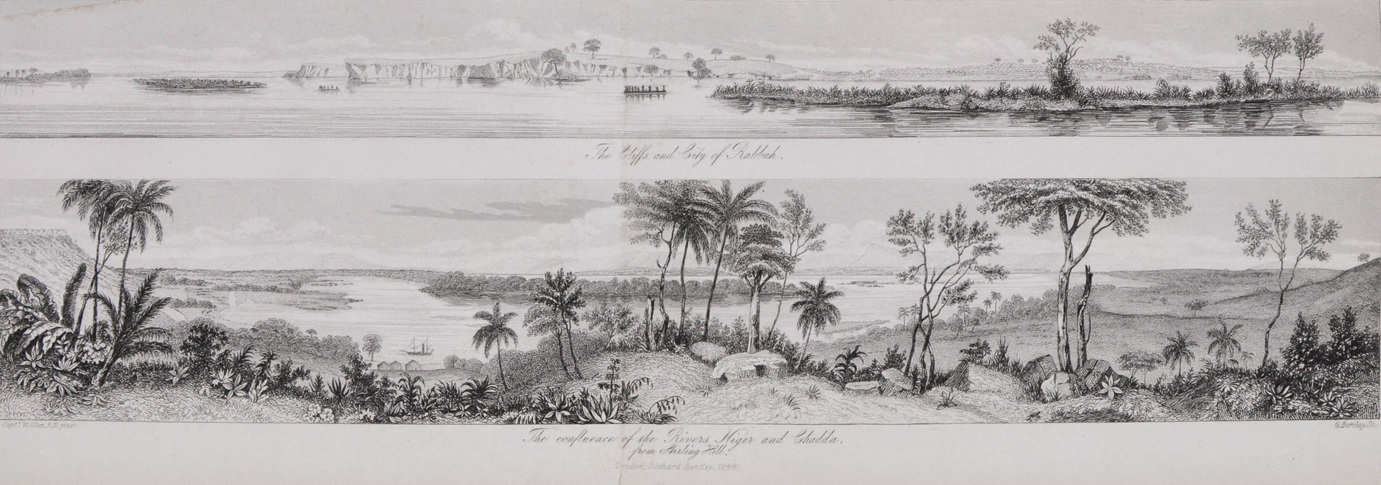 Firstly, to work towards the suppression of the slave trade by negotiating anti-slavery treaties, and to explore the course of the River Niger. 