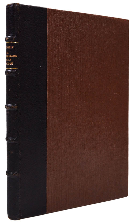Scarce historical account account of the pilgrimage to Mecca illustrated with seven photographic plates.