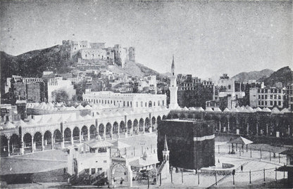 Scarce historical account account of the pilgrimage to Mecca illustrated with seven photographic plates.