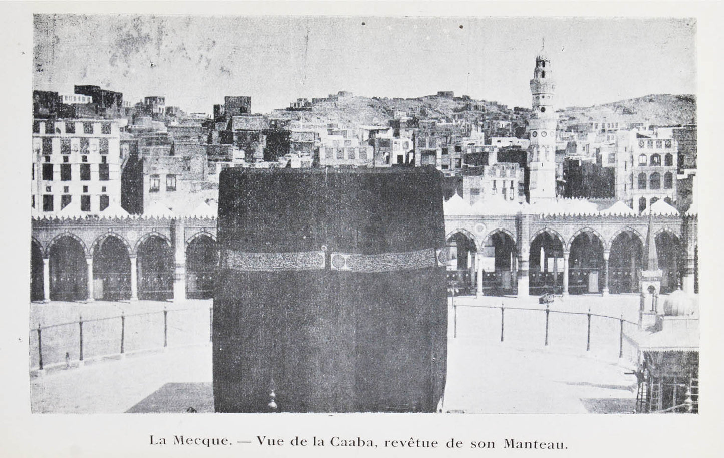 Scarce historical account account of the pilgrimage to Mecca illustrated with seven photographic plates.