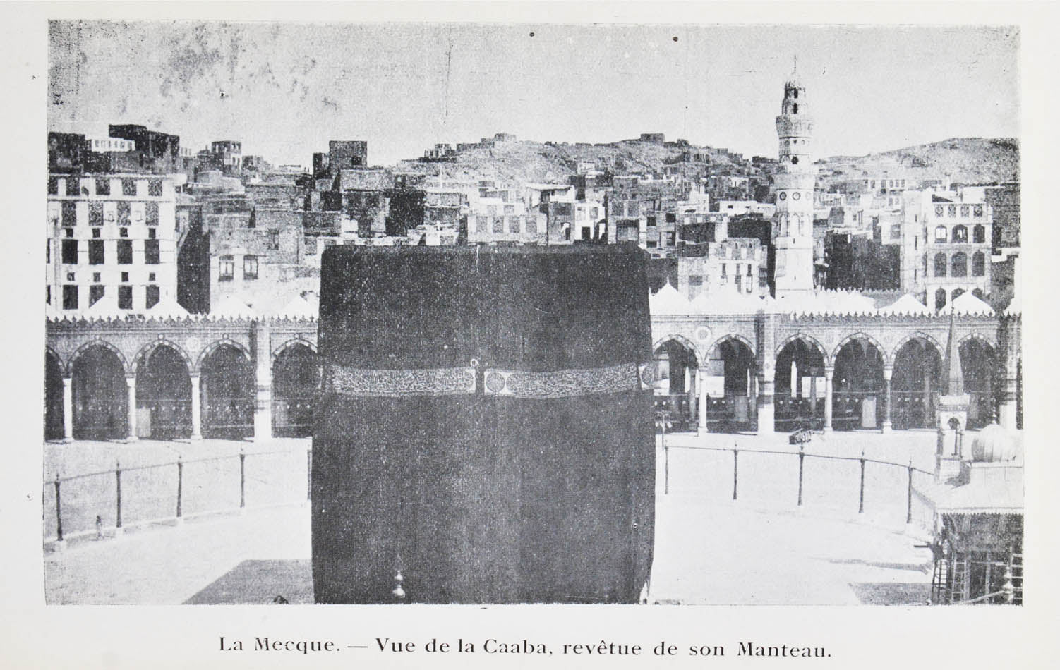 Scarce historical account account of the pilgrimage to Mecca illustrated with seven photographic plates.